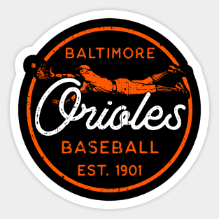 Orioles Catch Sticker